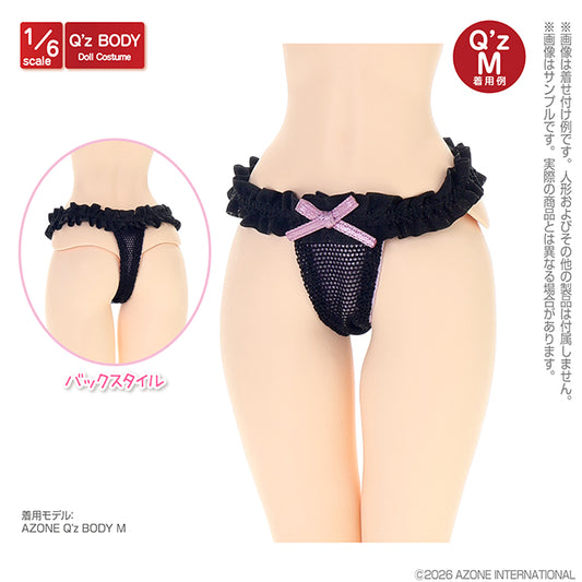 【AZONE】Q'z 薄紗丁字褲 / Pureneemo ruruko OB24 藍豆豆 Blythe