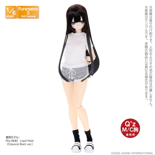 【AZONE】PNS 基本版 T-shirt / Pureneemo ruruko OB24 藍豆豆 Blythe