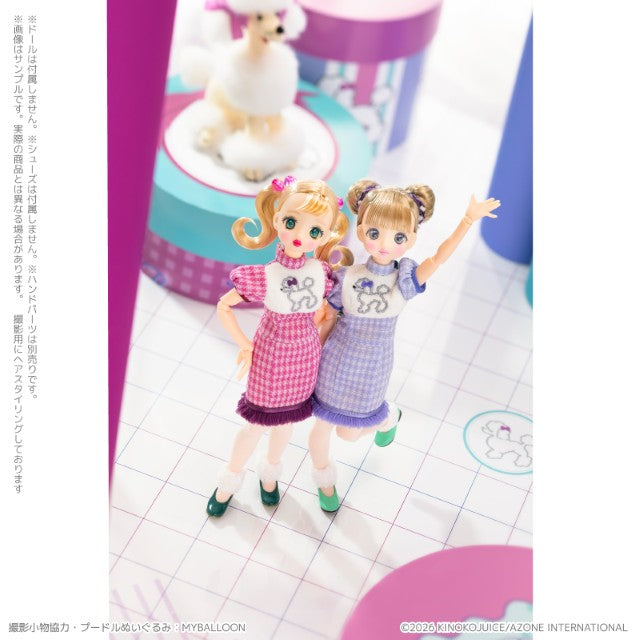 【AZONE】BonBons 俏皮貴賓狗洋裝 2 款 預購 / Blythe Pureneemo OB22 ruruko