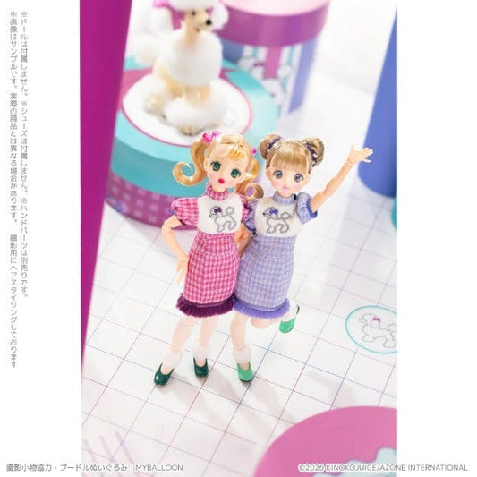 【AZONE】BonBons 俏皮貴賓狗洋裝 2 款 預購 / Blythe Pureneemo OB22 ruruko - 紀物書館+JiWu Bookstore