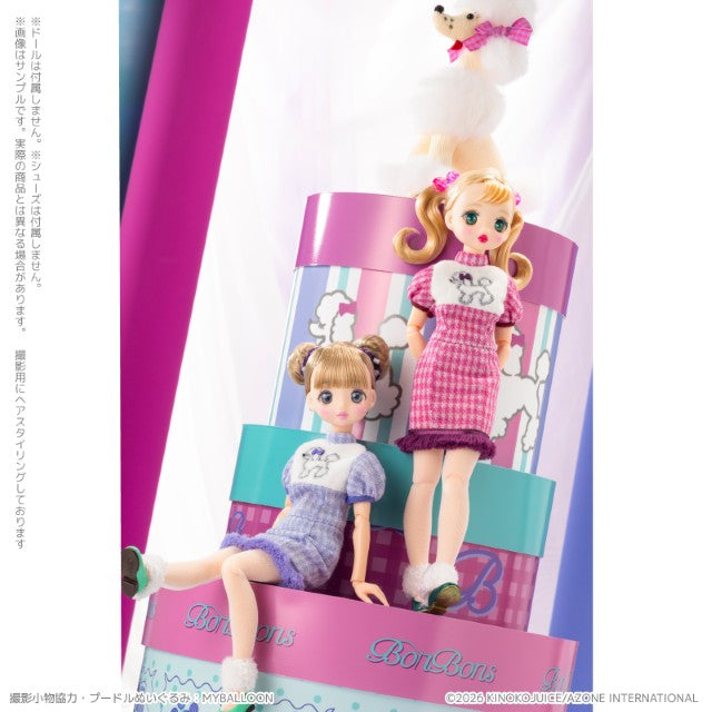 【AZONE】BonBons 俏皮貴賓狗洋裝 2 款 預購 / Blythe Pureneemo OB22 ruruko