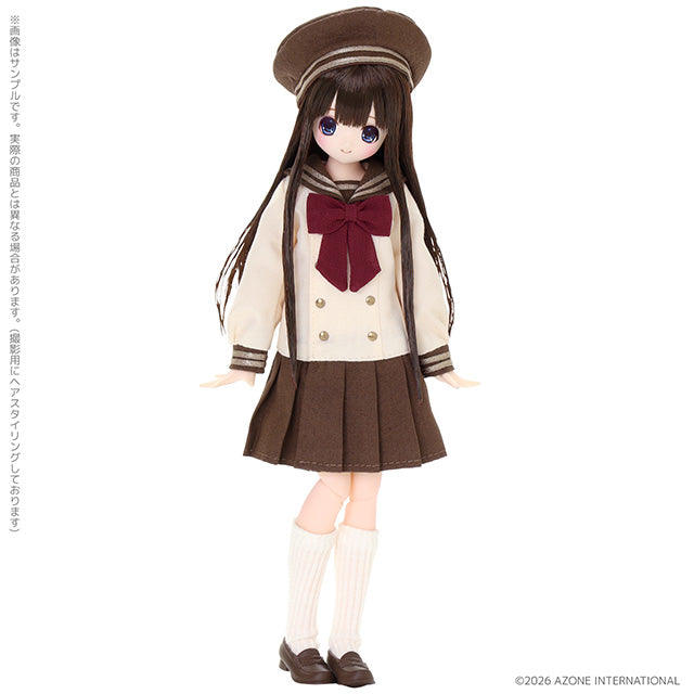 【AZONE】Ex☆Cute Family Chisa / Sweet Memory ~ 冬日中學預備 ~ 栗子棕髮 預購