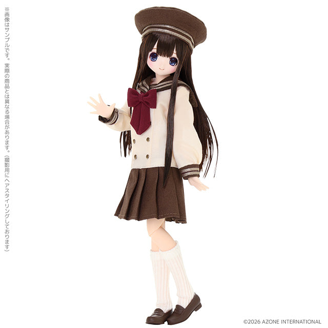 【AZONE】Ex☆Cute Family Chisa / Sweet Memory ~ 冬日中學預備 ~ 栗子棕髮 預購