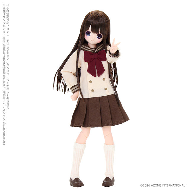 【AZONE】Ex☆Cute Family Chisa / Sweet Memory ~ 冬日中學預備 ~ 栗子棕髮 預購