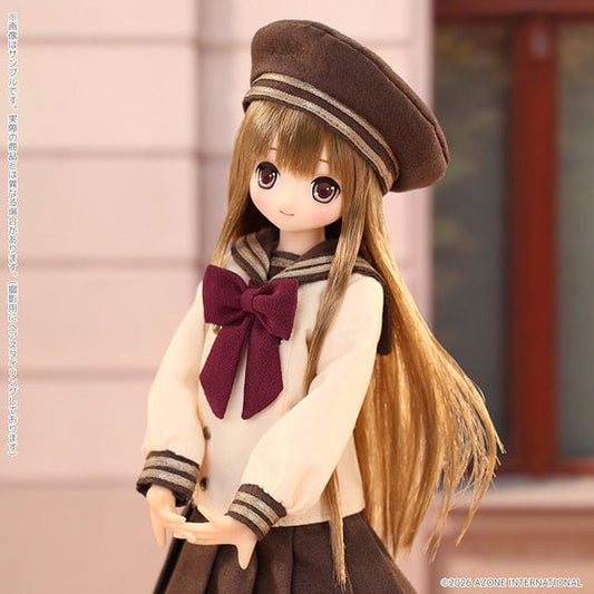【AZONE】Ex☆Cute Family Nina / Sweet Memory ~ 冬日中學預備 ~ 核桃金髮 預購 (副本) - 紀物書館+JiWu Bookstore