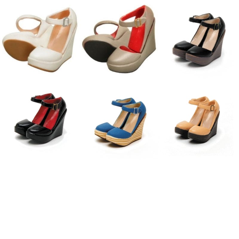 [Sekiguchi] Wedge-shaped Mary Jane shoes / momoko barbie Barbie doll