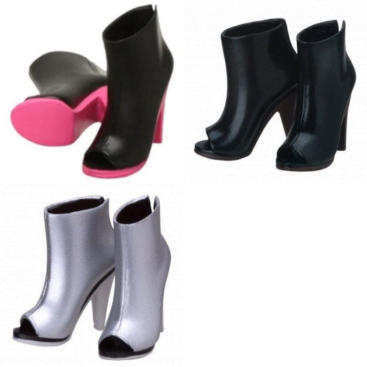 [PetWORKS] Open-toed high-heeled boots rubber shoes / momoko Barbie