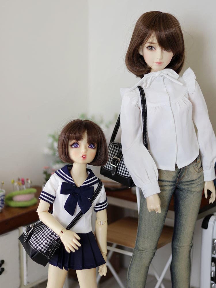 【1PinFun】ショルダーバッグ 千鳥/BJD 3点4点 SD DD MDD OB50 AZONE AZO2 AngelPhilia