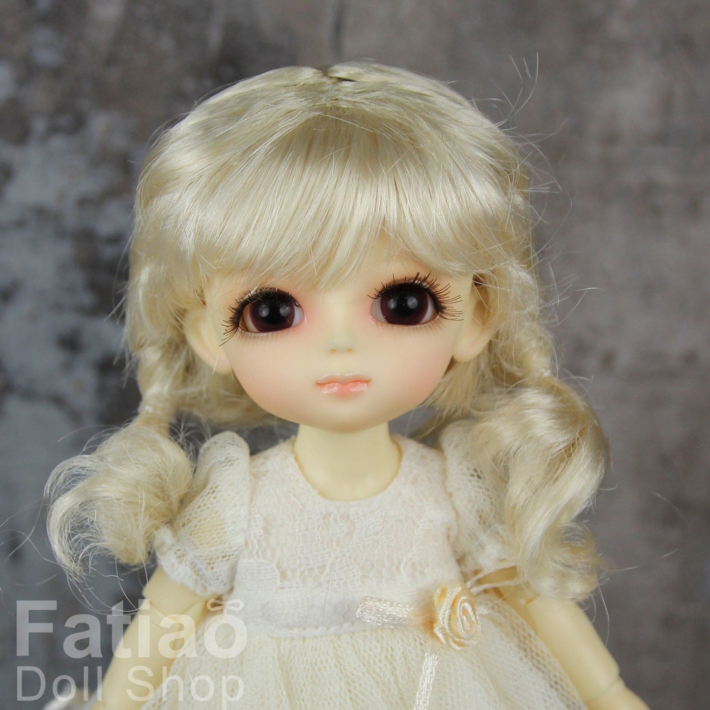 【Fatiao Doll Shop】FWF-571 娃用假髮 多色 / 5-6吋 BJD 1/8 - 紀物書館+JiWu Bookstore