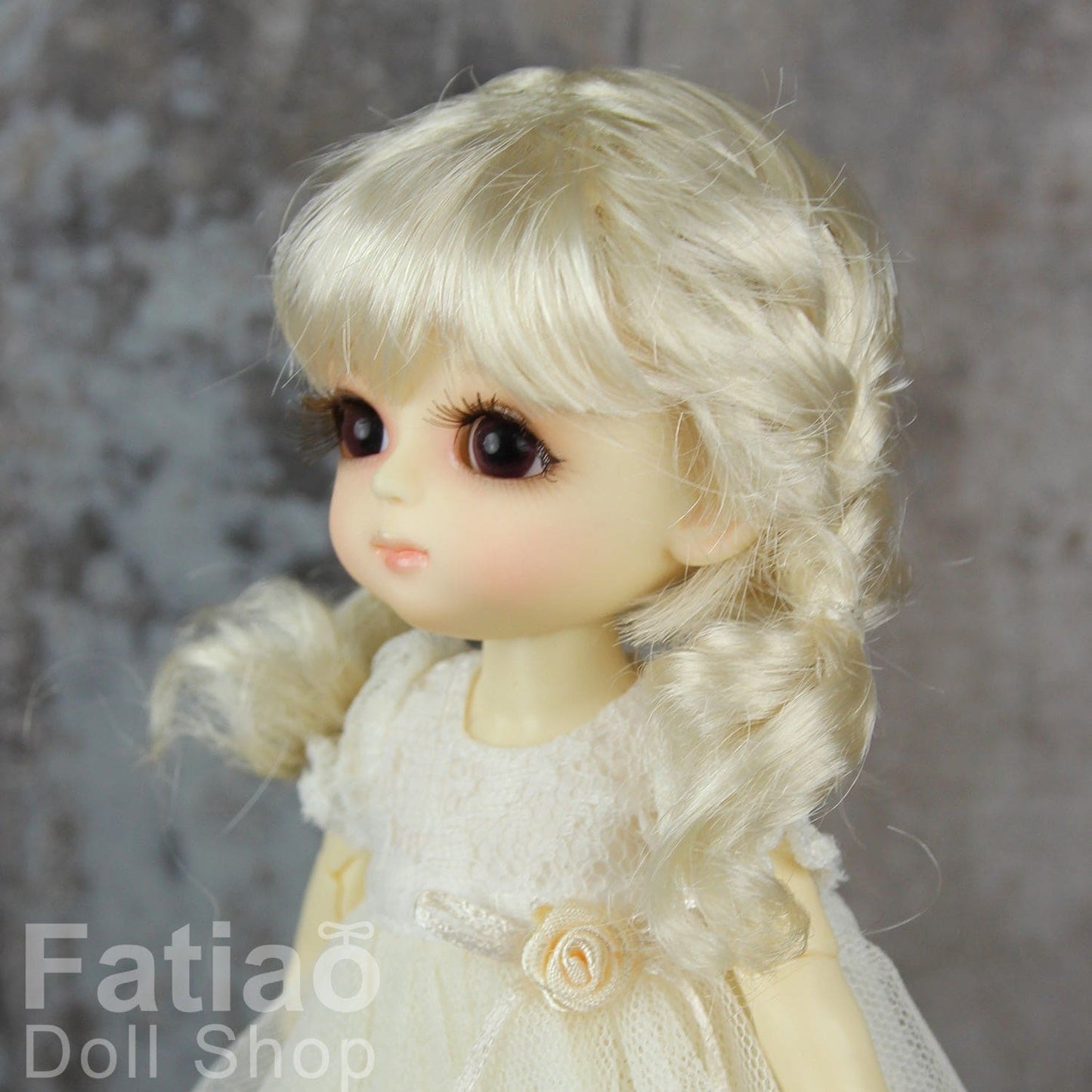 【Fatiao Doll Shop】FWF-571 娃用假髮 多色 / 5-6吋 BJD 1/8 - 紀物書館+JiWu Bookstore