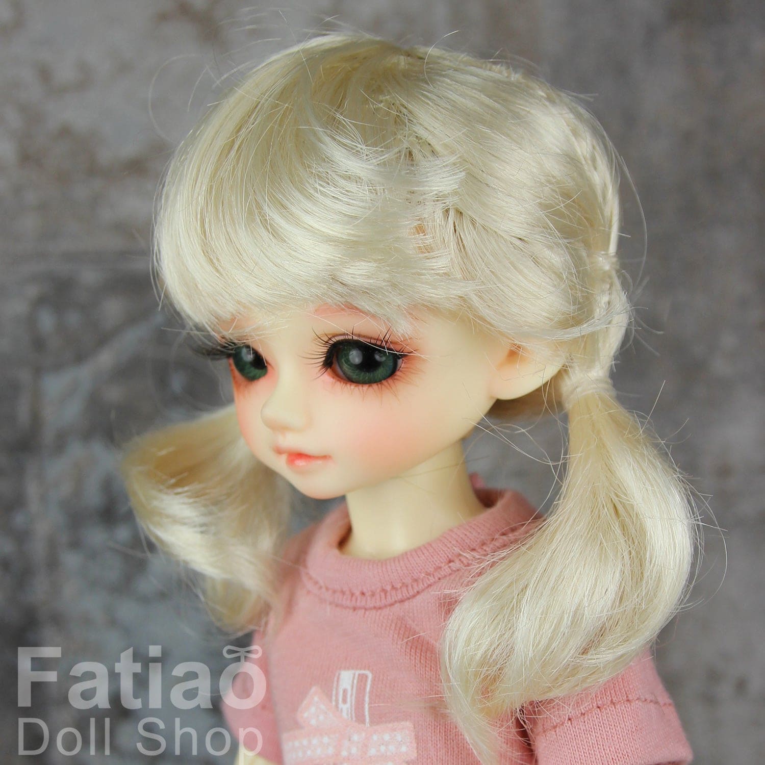【Fatiao Doll Shop】FWF-589 娃用假髮 多色 / 6-7吋 BJD 6分 iMda2.6 - 紀物書館+JiWu Bookstore