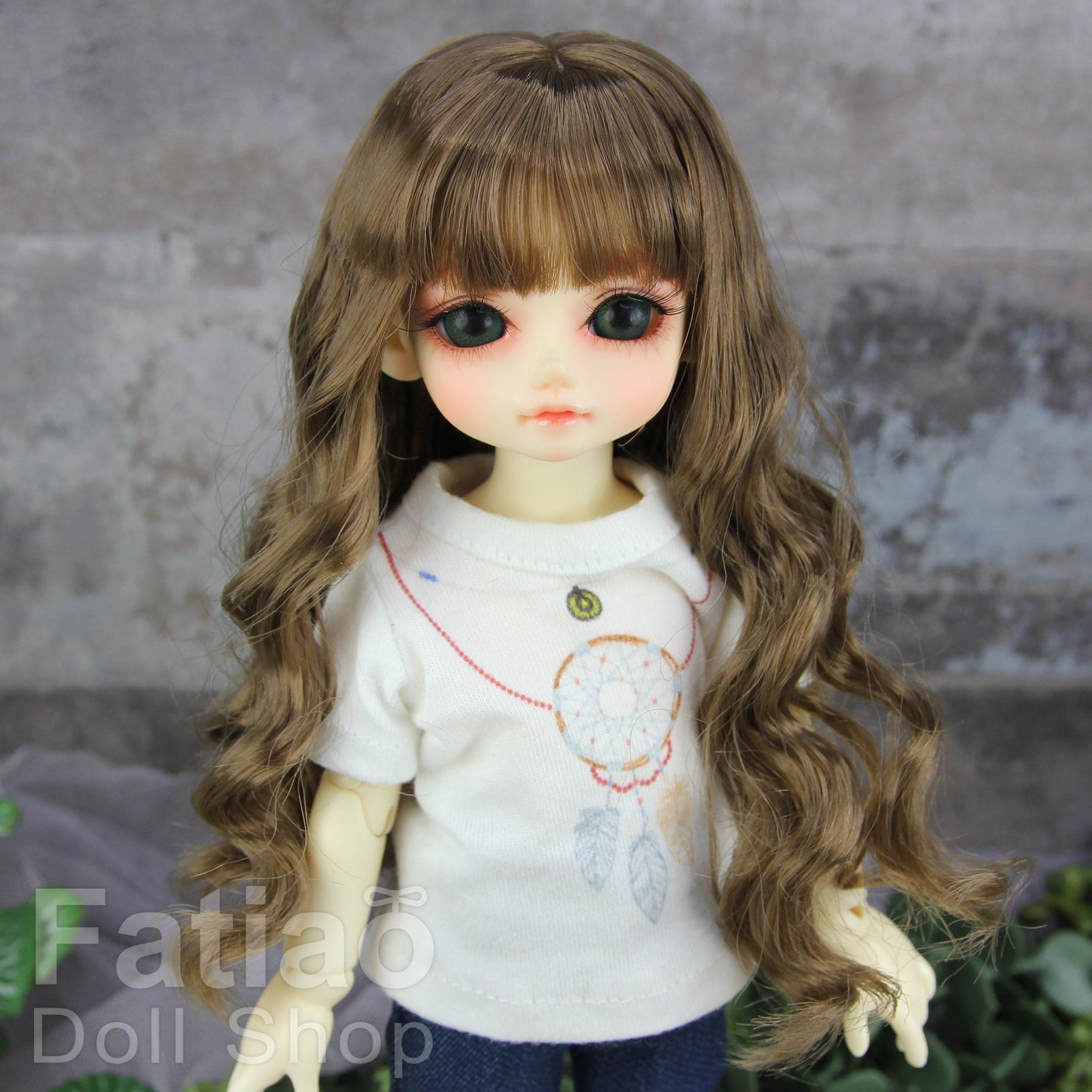 【Fatiao Doll Shop】FWF-853 娃用假髮 多色 / 6-7吋 BJD 6分 iMda2.6 - 紀物書館+JiWu Bookstore