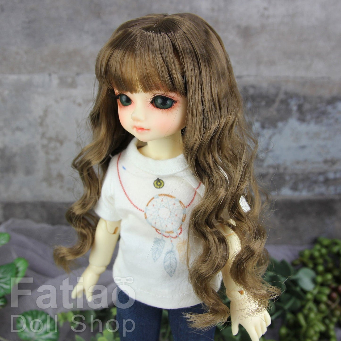 【Fatiao Doll Shop】FWF-853 娃用假髮 多色 / 6-7吋 BJD 6分 iMda2.6 - 紀物書館+JiWu Bookstore