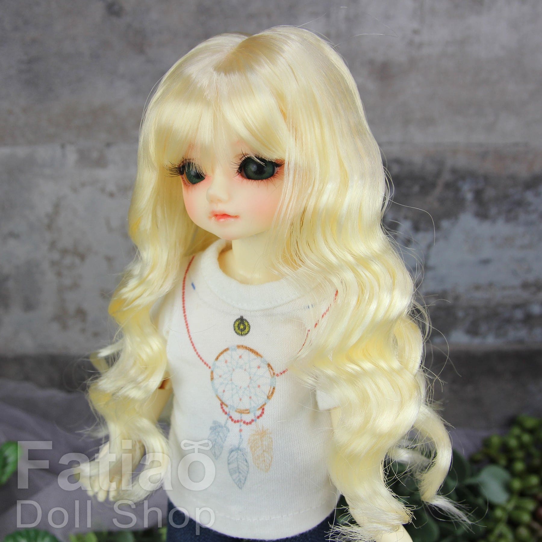 【Fatiao Doll Shop】FWF-853 娃用假髮 多色 / 6-7吋 BJD 6分 iMda2.6 - 紀物書館+JiWu Bookstore