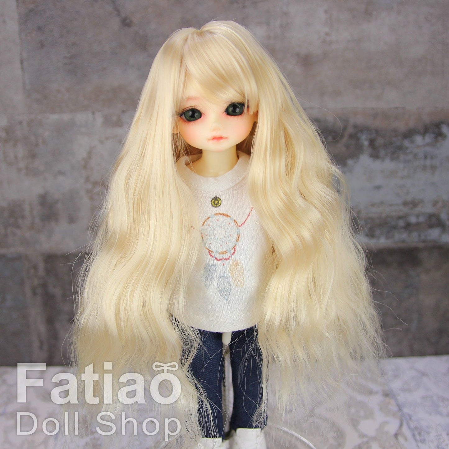 【Fatiao Doll Shop】FWS-007 娃用假髮 多色 / 6-7吋 BJD 6分