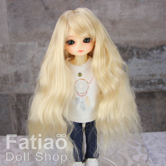 【Fatiao Doll Shop】FWS-001 Baby Wig Blue and Purple Gradient / 7-8 inch BJD 1/4 scale