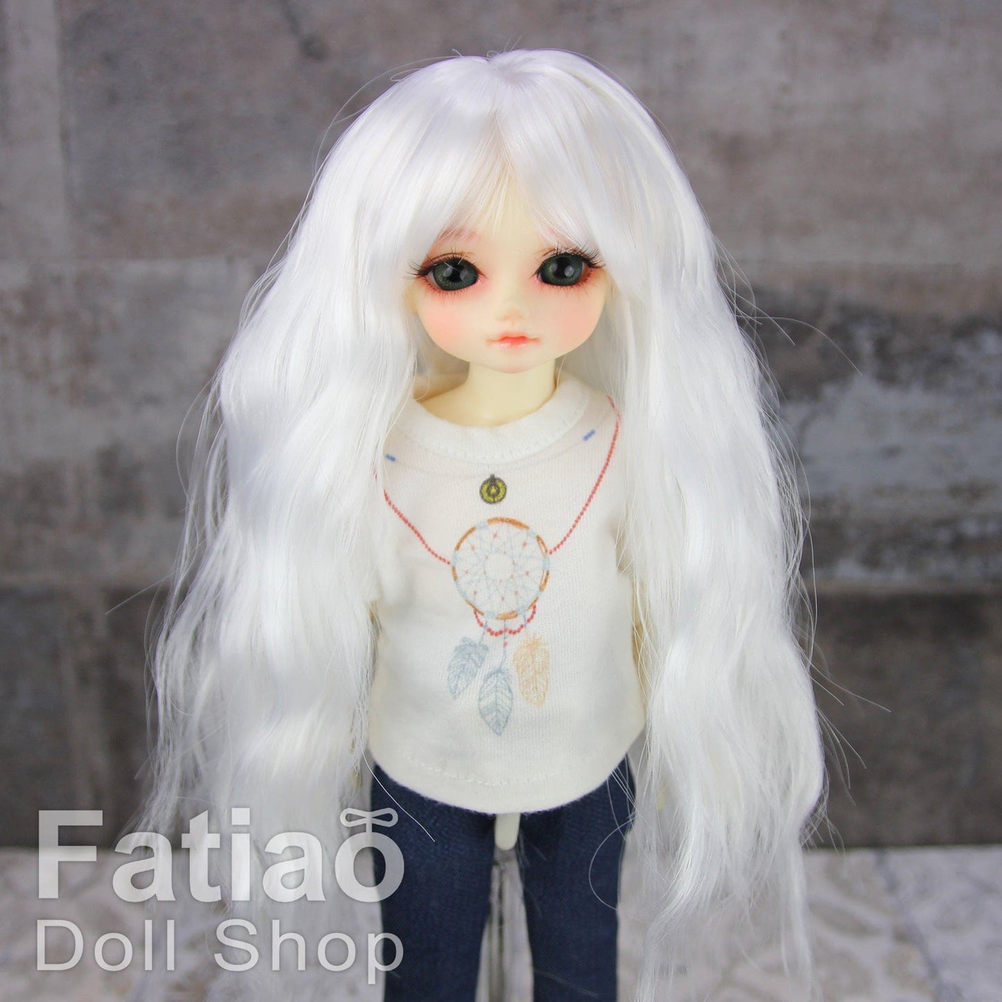 【Fatiao Doll Shop】FWS-007 娃用假髮 多色 / 6-7吋 BJD 6分