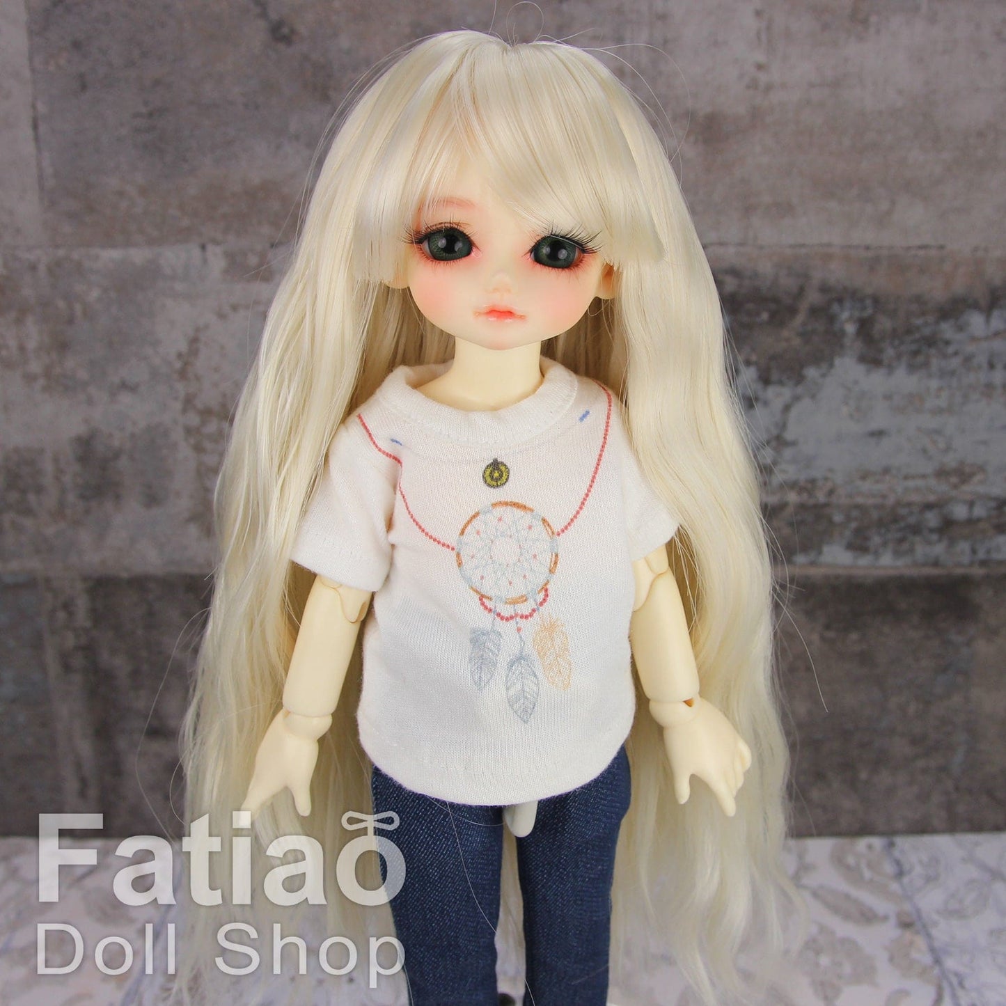 【Fatiao Doll Shop】FWS-007 娃用假髮 多色 / 6-7吋 BJD 6分