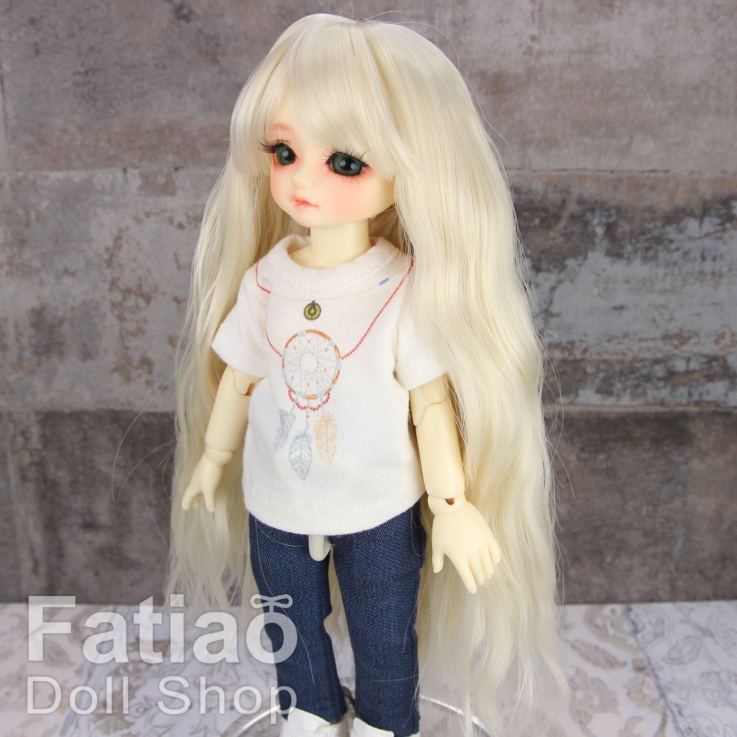 【Fatiao Doll Shop】FWS-007 ベビーウィッグ マルチカラー/6-7インチ BJD 6点