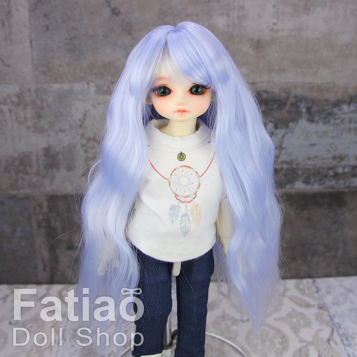 【Fatiao Doll Shop】FWS-007 娃用假髮 多色 / 6-7吋 BJD 6分