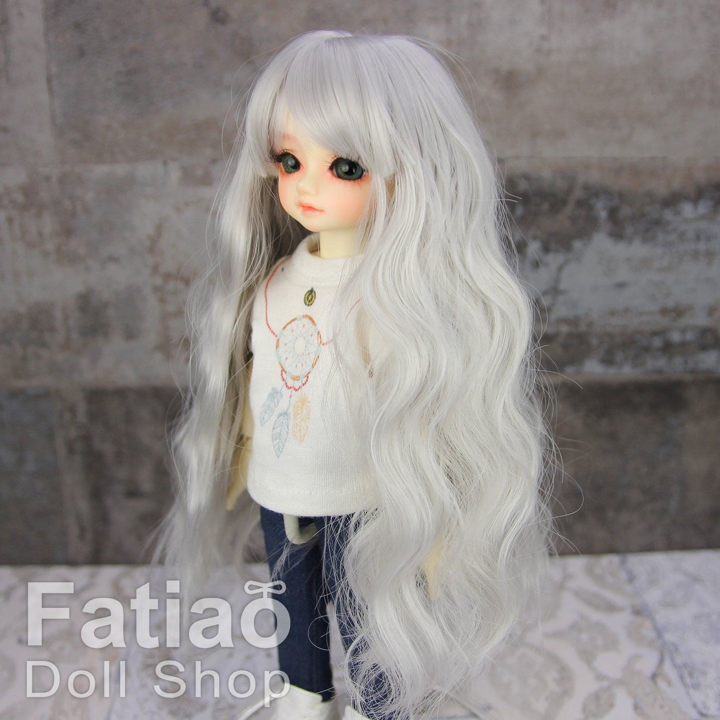 【Fatiao Doll Shop】FWS-007 娃用假髮 多色 / 6-7吋 BJD 6分