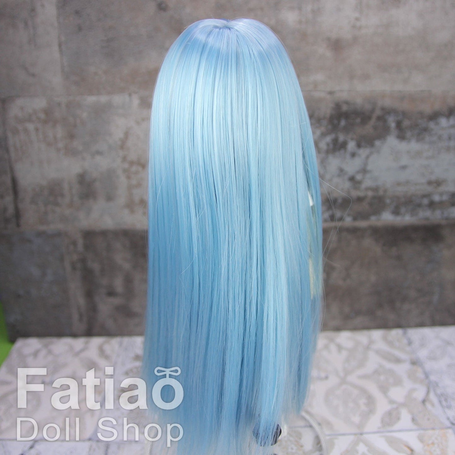 【Fatiao Doll Shop】FWS-001 Baby Wig Blue and Purple Gradient / 7-8 inch BJD 1/4 scale