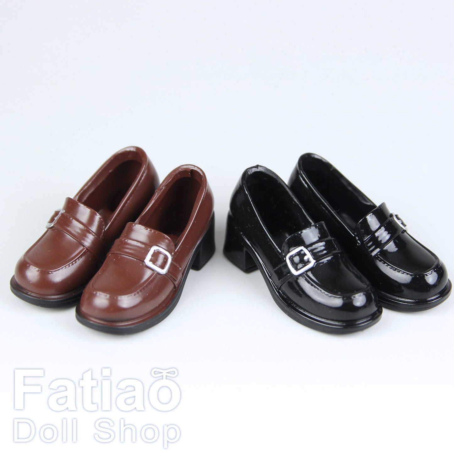 【Fatiao Doll Shop】環帶福樂皮鞋 多色 / 3.5cm 兵人 兵女 iMda2.7