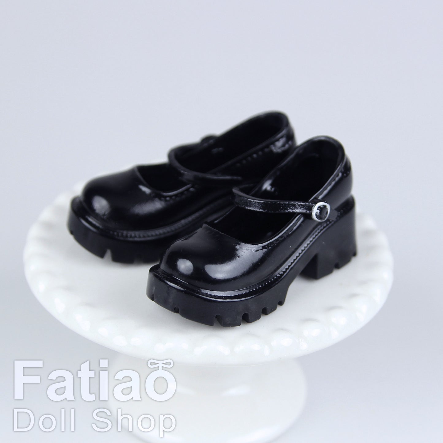 【Fatiao Doll Shop】粗跟瑪莉珍鞋 多色 / 3.5cm 兵人 兵女 iMda2.7