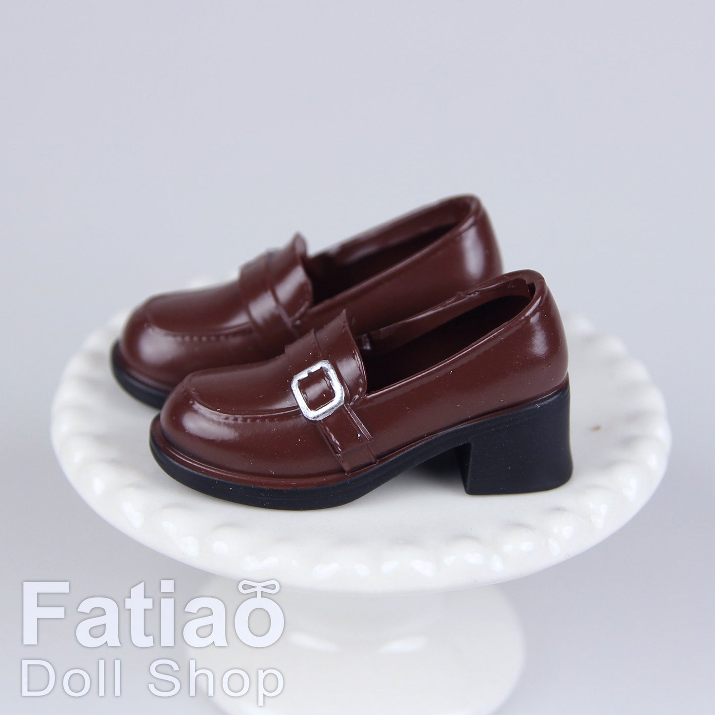 【Fatiao Doll Shop】環帶福樂皮鞋 多色 / 3.5cm 兵人 兵女 iMda2.7