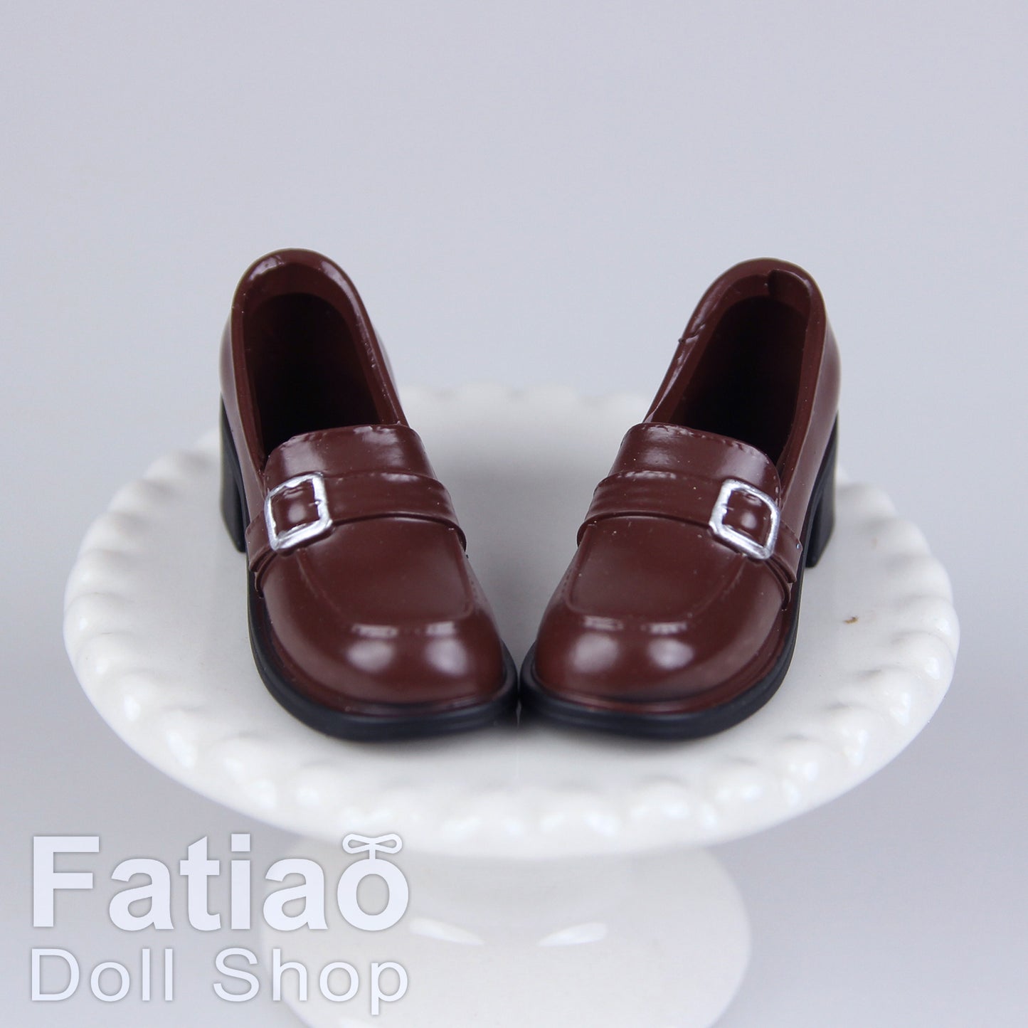 【Fatiao Doll Shop】環帶福樂皮鞋 多色 / 3.5cm 兵人 兵女 iMda2.7