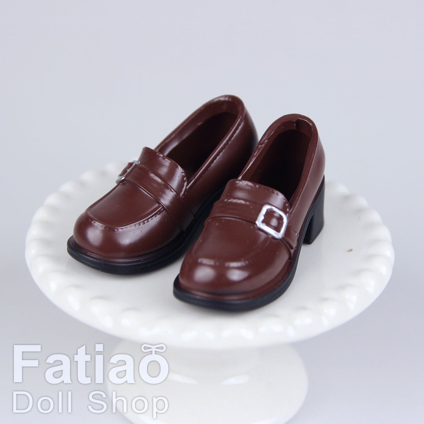【Fatiao Doll Shop】環帶福樂皮鞋 多色 / 3.5cm 兵人 兵女 iMda2.7