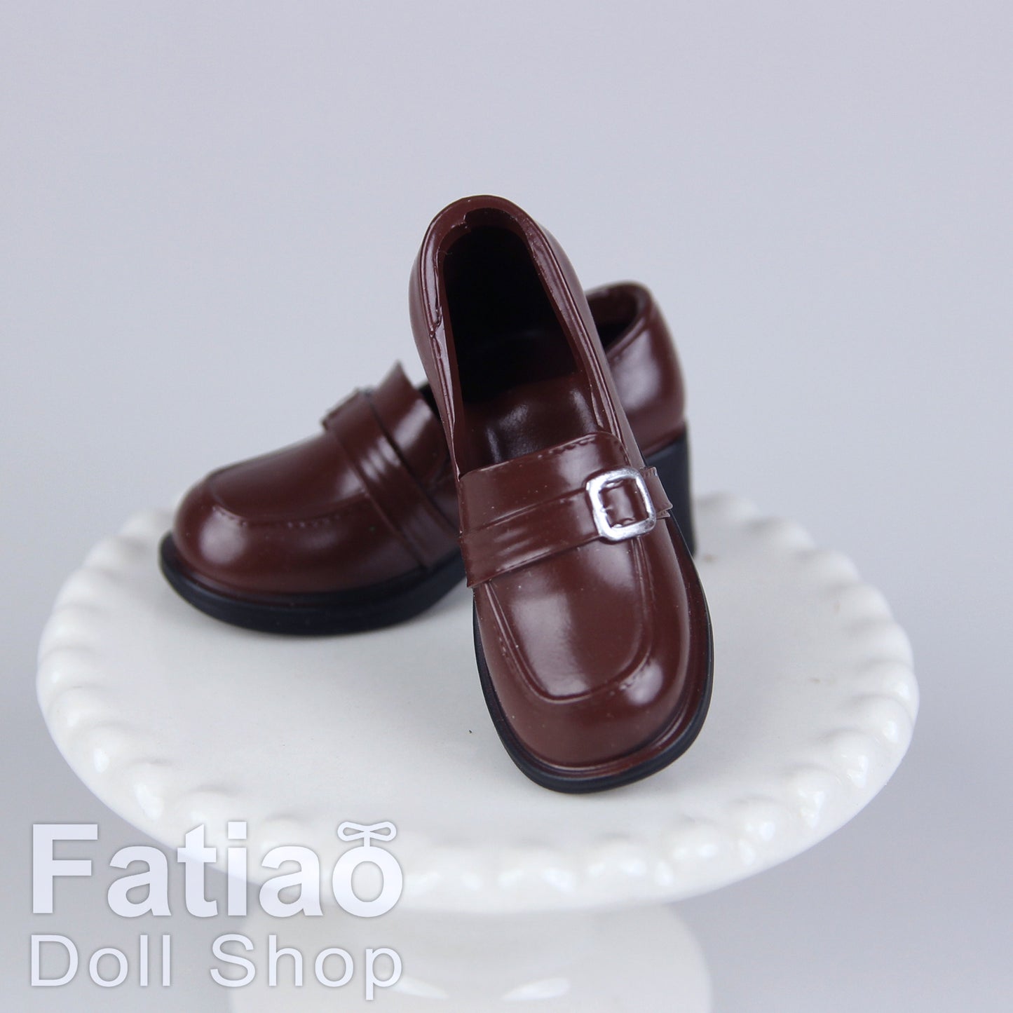 【Fatiao Doll Shop】環帶福樂皮鞋 多色 / 3.5cm 兵人 兵女 iMda2.7