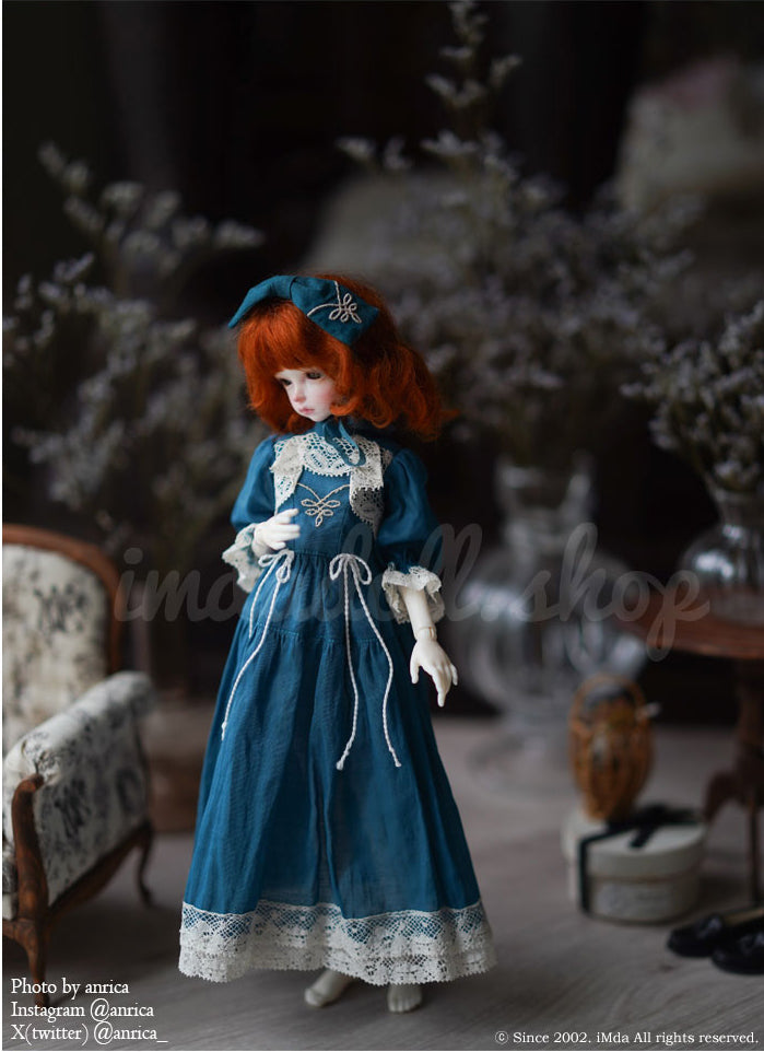 【anrica】蕾絲湖水綠洋裝套組 預購 / iMda 2.7 27cm 1/6 Blythe 藍豆豆