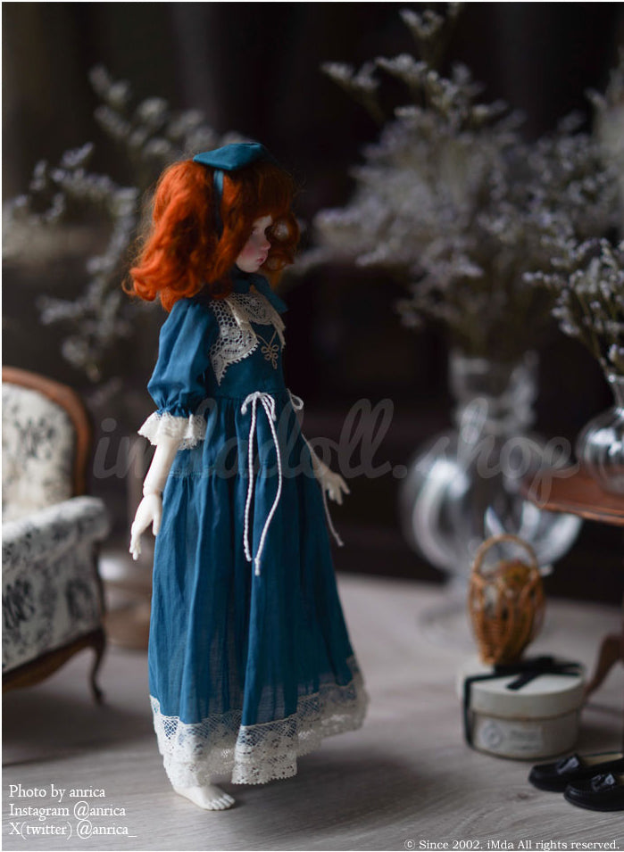 【anrica】蕾絲湖水綠洋裝套組 預購 / iMda 2.7 27cm 1/6 Blythe 藍豆豆