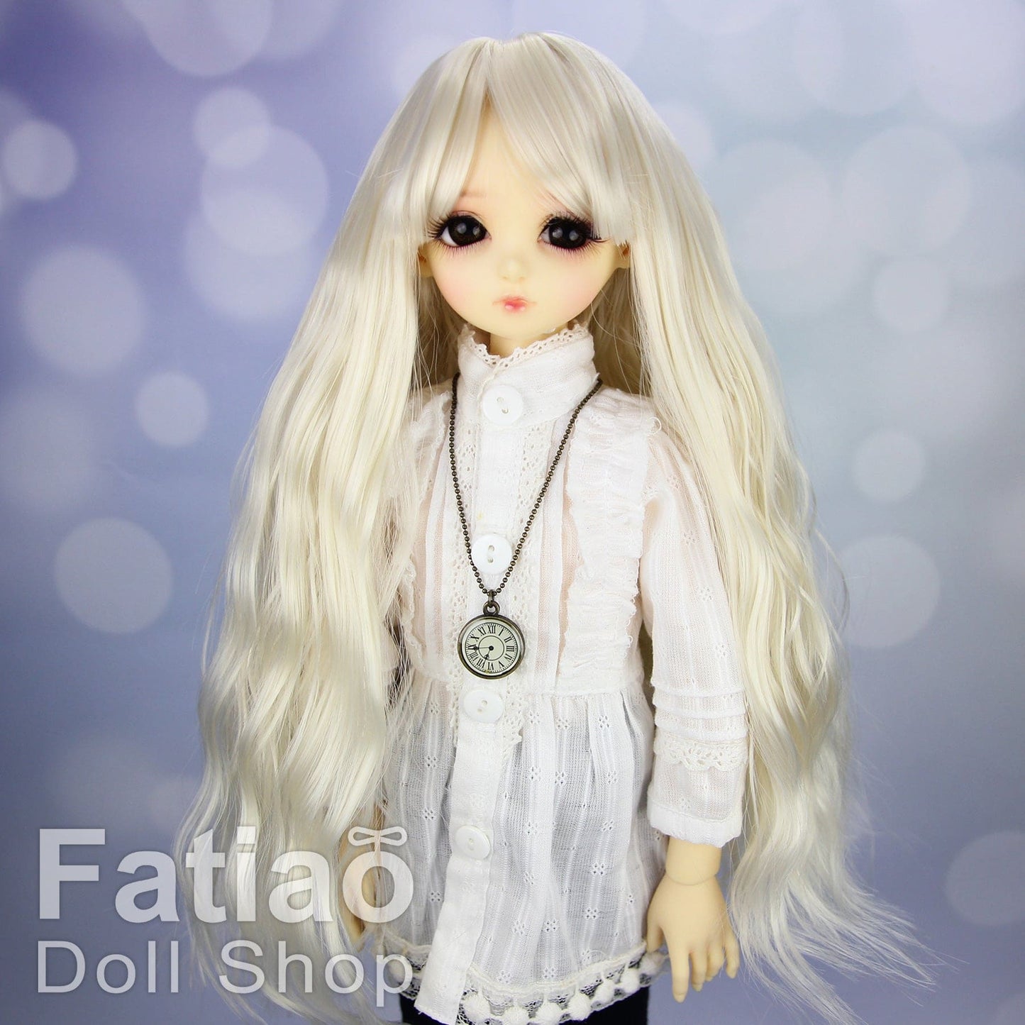 【Fatiao Doll Shop】FWS-001 Baby Wig Blue and Purple Gradient / 7-8 inch BJD 1/4 scale