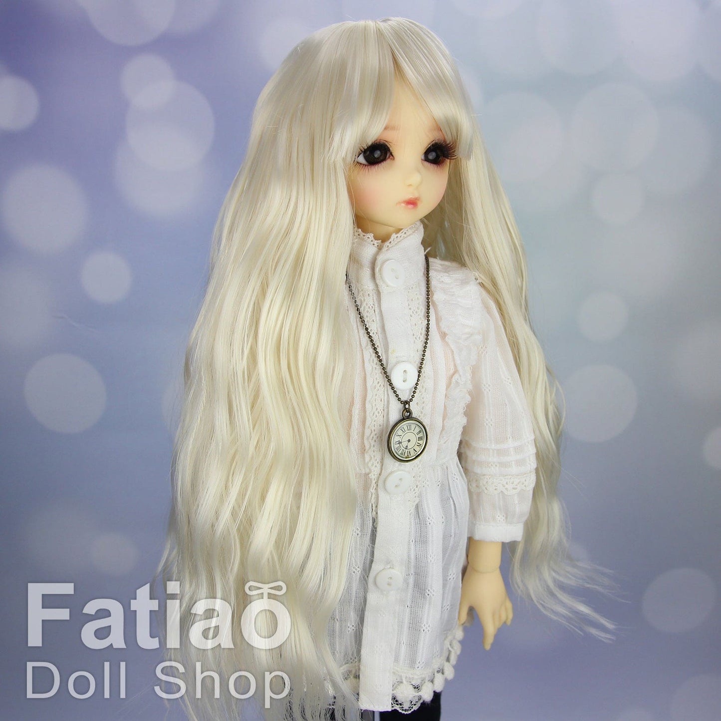 【Fatiao Doll Shop】FWS-001 Baby Wig Blue and Purple Gradient / 7-8 inch BJD 1/4 scale