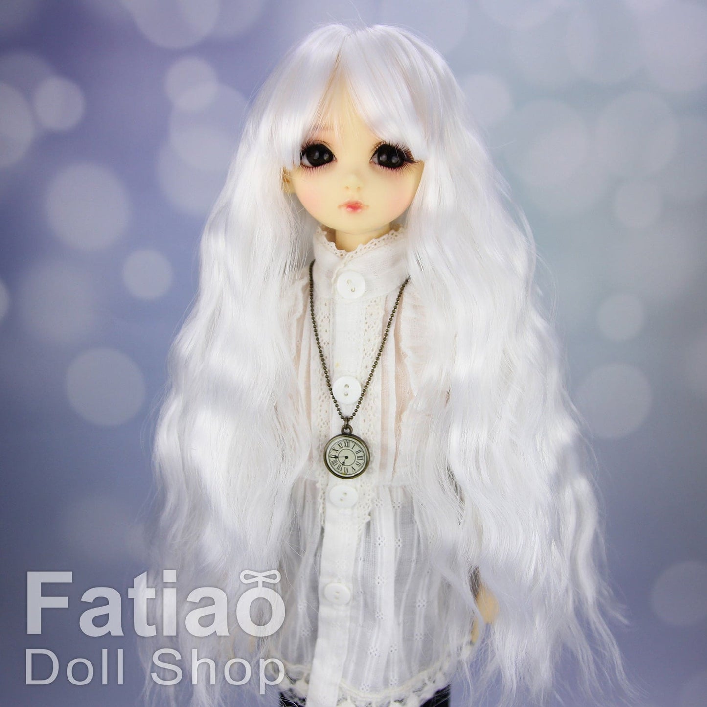 【Fatiao Doll Shop】FWS-001 Baby Wig Blue and Purple Gradient / 7-8 inch BJD 1/4 scale