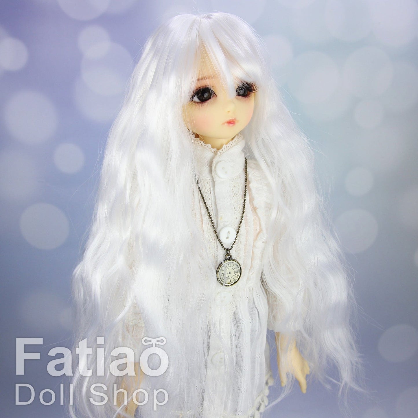 【Fatiao Doll Shop】FWS-001 Baby Wig Blue and Purple Gradient / 7-8 inch BJD 1/4 scale