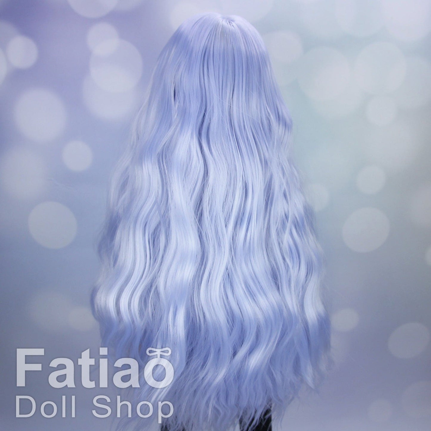 【Fatiao Doll Shop】FWS-001 Baby Wig Blue and Purple Gradient / 7-8 inch BJD 1/4 scale