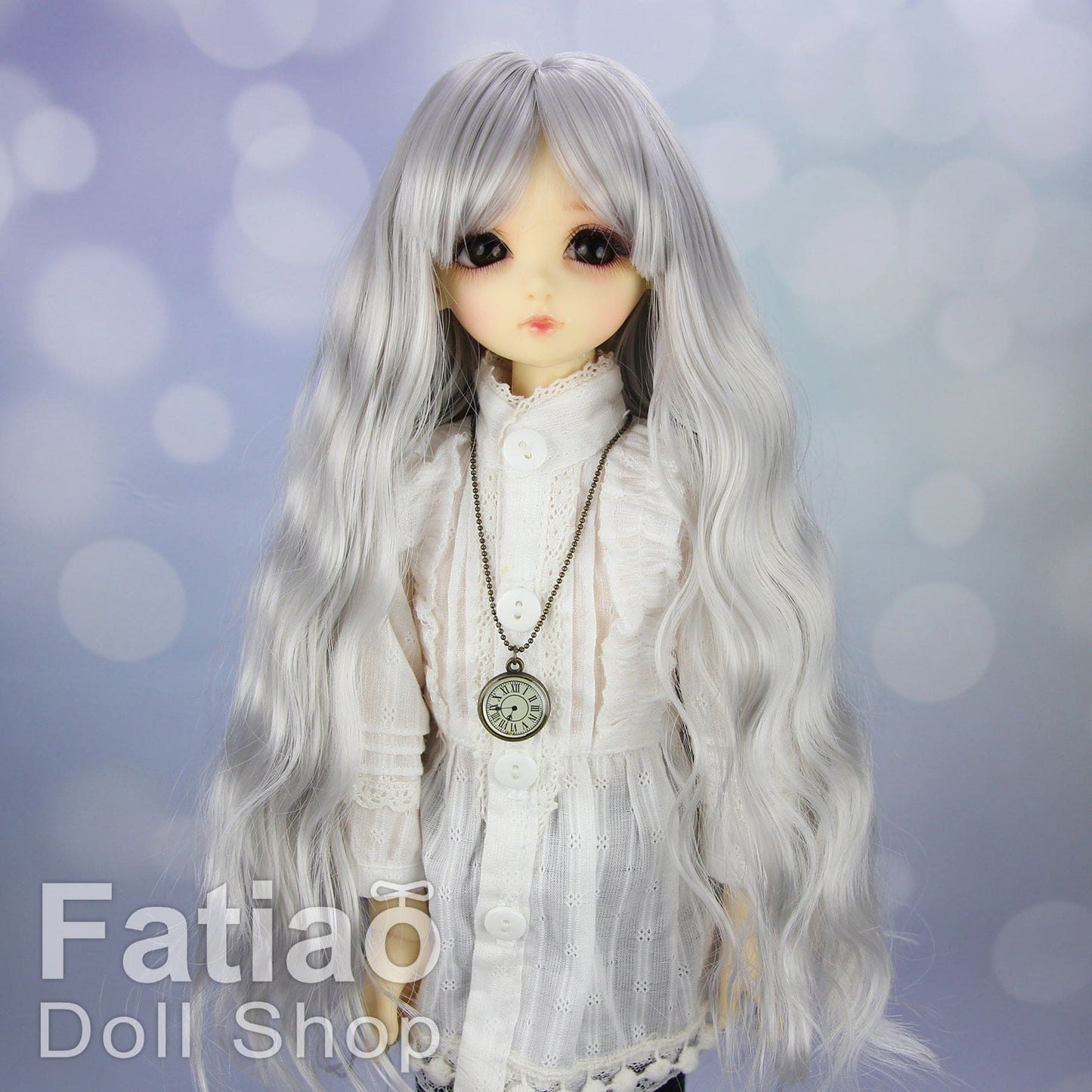 【Fatiao Doll Shop】FWS-001 Baby Wig Blue and Purple Gradient / 7-8 inch BJD 1/4 scale