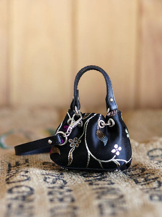 【1PinFun】兩用包 黑花 / BJD 1/3 1/4 SD DD MDD MSD OB50 AZONE AZO2 AngelPhilia - 紀物書館+JiWu Bookstore