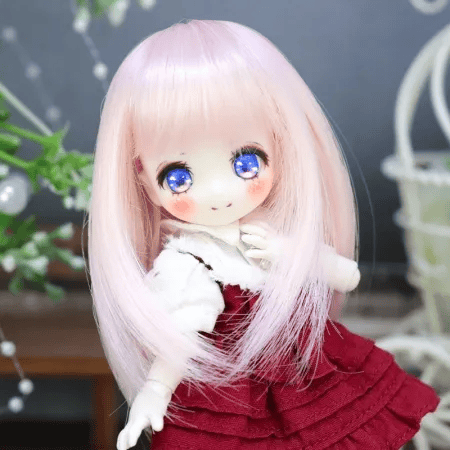 【Dollce】Natural Long 娃用假髮 多色 / 4吋 SweetDoll OBITSU OB11 BJD 1/12 - 紀物書館+JiWu Bookstore