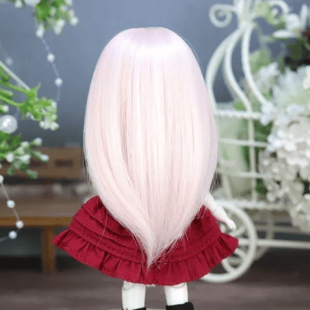【Dollce】Natural Long 娃用假髮 多色 / 4吋 SweetDoll OBITSU OB11 BJD 1/12 - 紀物書館+JiWu Bookstore