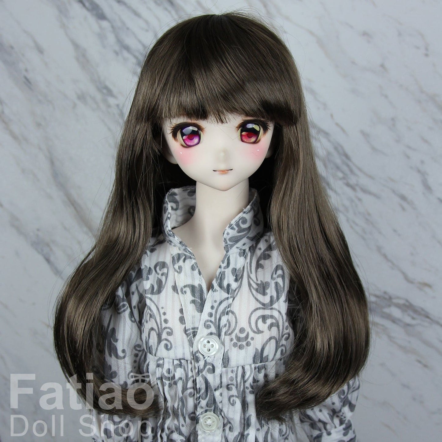【Fatiao Doll Shop】FWF-319 娃用假髮 多色 / 8-9吋 BJD DD 3分 - 紀物書館+JiWu Bookstore