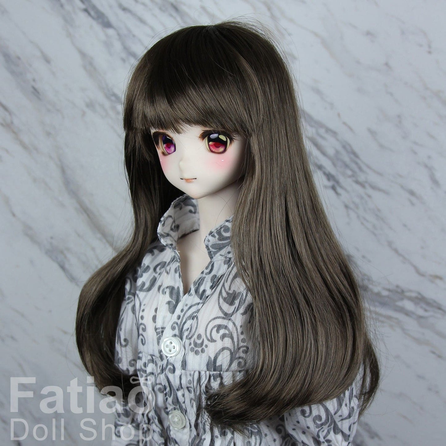 【Fatiao Doll Shop】FWF-319 娃用假髮 多色 / 8-9吋 BJD DD 3分 - 紀物書館+JiWu Bookstore