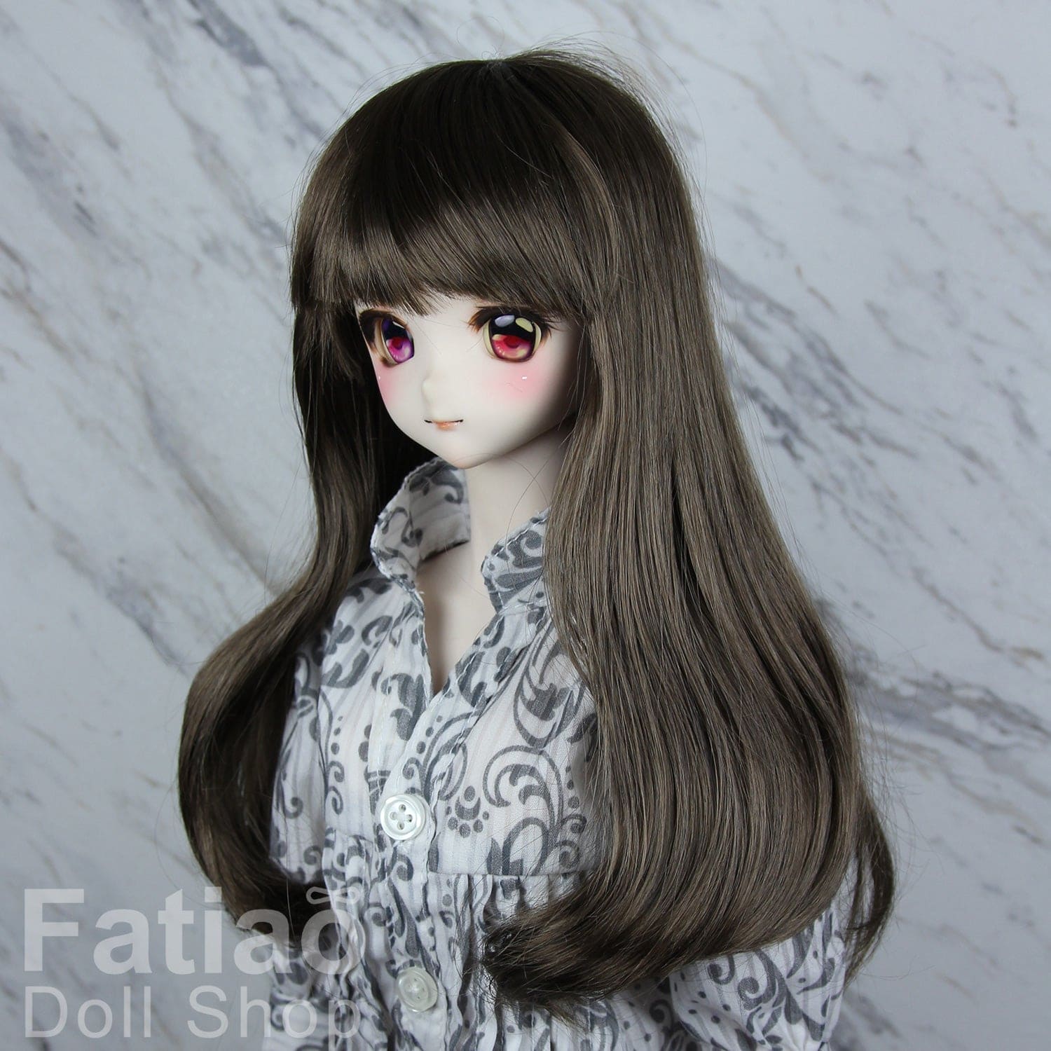 【Fatiao Doll Shop】FWF-319 娃用假髮 多色 / 8-9吋 BJD DD 3分 - 紀物書館+JiWu Bookstore