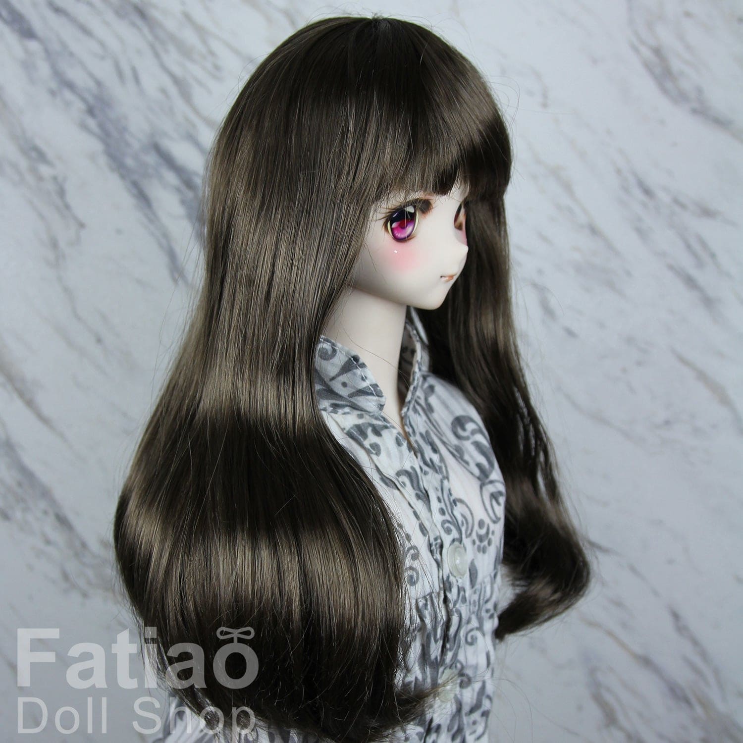 【Fatiao Doll Shop】FWF-319 娃用假髮 多色 / 8-9吋 BJD DD 3分 - 紀物書館+JiWu Bookstore