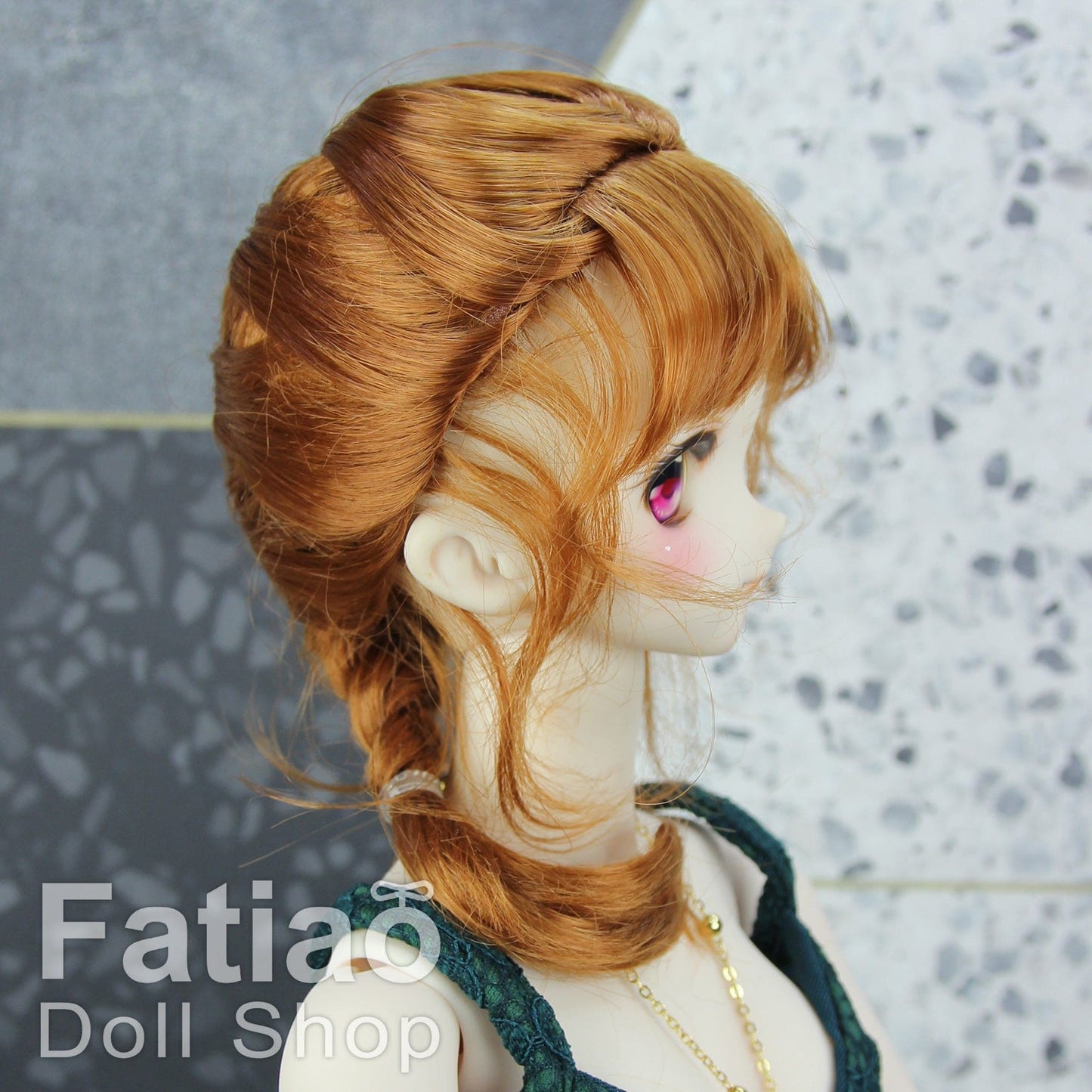 【Fatiao Doll Shop】FWF-413 baby wig multi-color/8-9 inches BJD DD 3 points MDD 