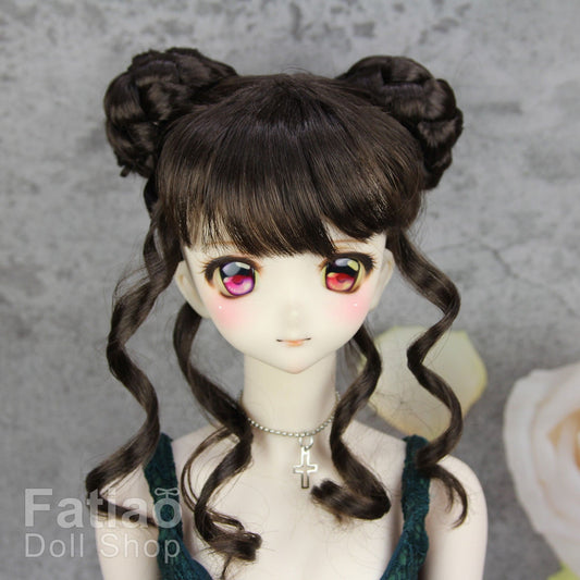 【Fatiao Doll Shop】FWF-729 娃用假髮 多色 / 8-9吋 BJD DD 1/3 - 紀物書館+JiWu Bookstore