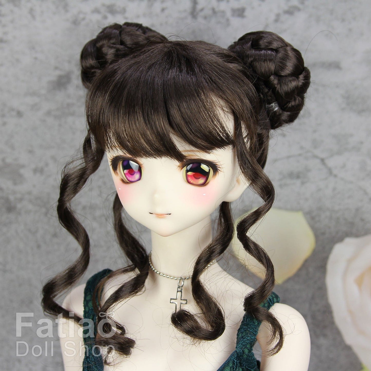 【Fatiao Doll Shop】FWF-729 娃用假髮 多色 / 8-9吋 BJD DD 1/3 - 紀物書館+JiWu Bookstore